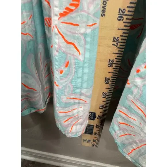 Vineyard Vines Cay Floral Smocked Midi Dress XL - Picture 5 of 10